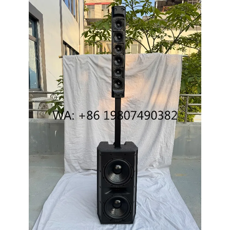 300W Rechargeable Column Array Speaker 63 Inch With 210 Inch Active Subwoofer Wireless Mic Aluminum Outdoor Stage Audio System
300W Rechargeable Column Array Speaker 63 Inch With 210 Inch Active Subwoofer Wireless Mic Aluminum Outdoor Stage Audio System
