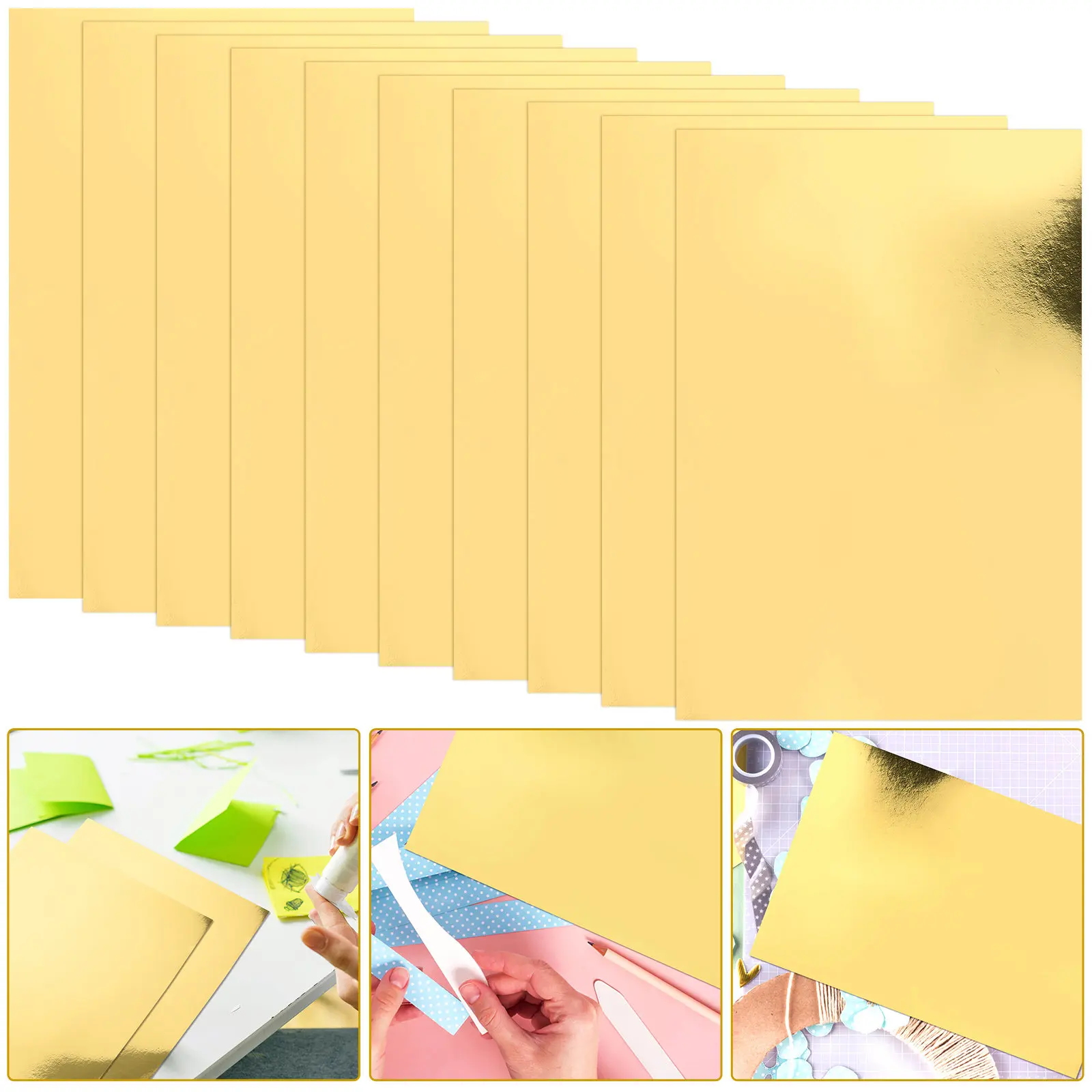 100 Sheets Golden Cardstock Paper DIY Craft Paper for Origami Drawing Handmade Cards Art Projects School Camping Home Activities
100 Sheets Golden Cardstock Paper DIY Craft Paper for Origami Drawing Handmade Cards Art Projects School Camping Home Activities
