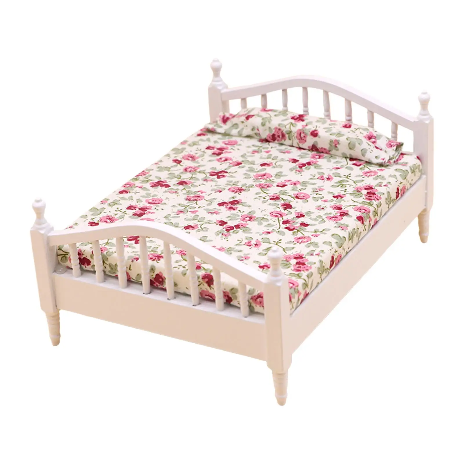 Dollhouse Miniature Bed Single Bed Model DIY Scene Model Red and Pink
Dollhouse Miniature Bed Single Bed Model DIY Scene Model Red and Pink