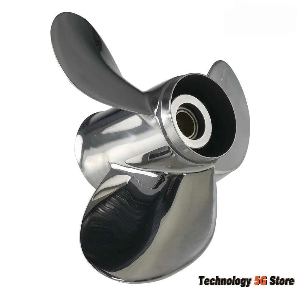 Marine Outboard Stainless Steel Propeller for Yamaha 25-60HP 11 5/8X11-G 11 3/8X12-G 11 1/8X13-G 1/4X14-G 11X15-G 10 1/4X16-G
Marine Outboard Stainless Steel Propeller for Yamaha 25-60HP 11 5/8X11-G 11 3/8X12-G 11 1/8X13-G 1/4X14-G 11X15-G 10 1/4X16-G