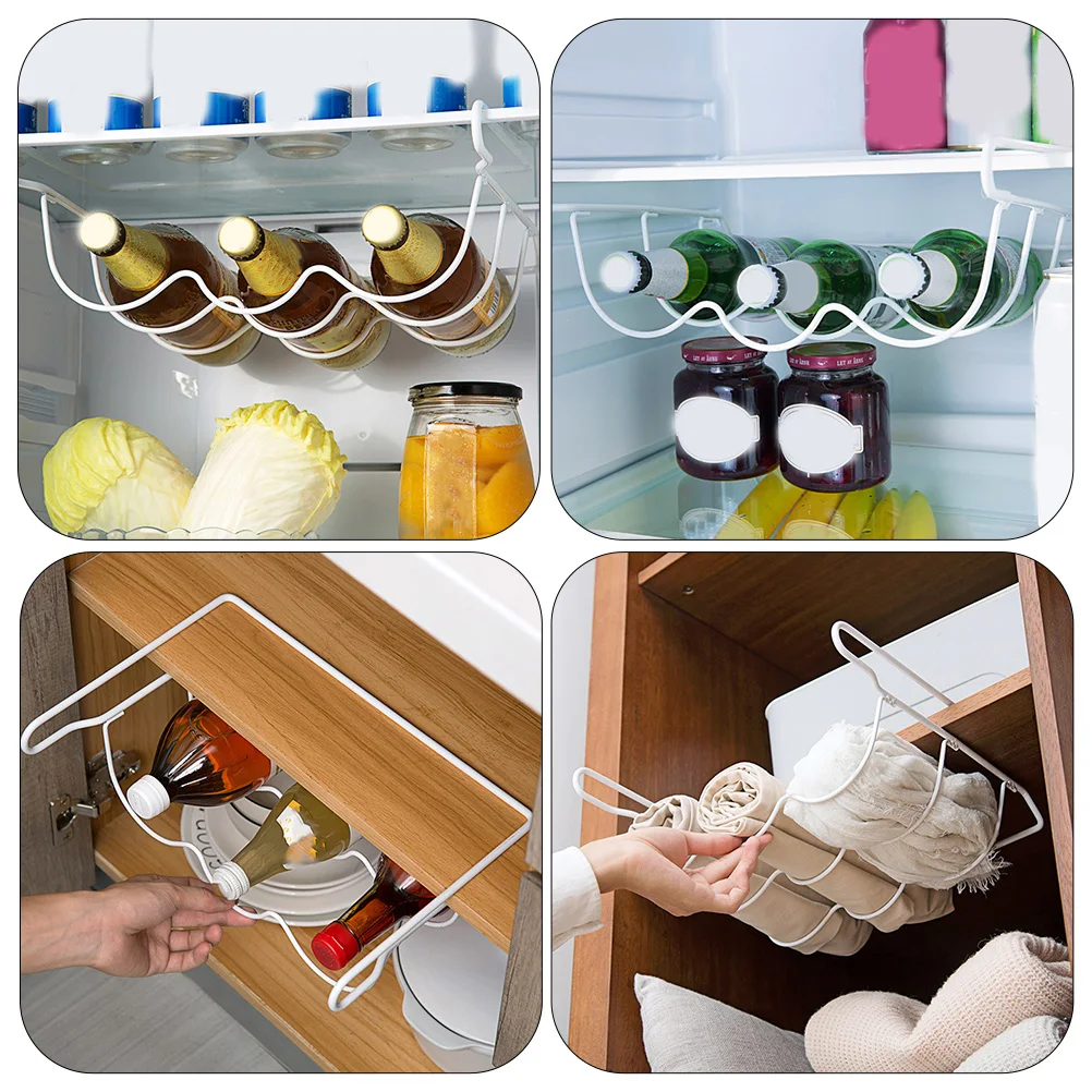 Refrigerator Storage Rack Iron Drinks Fridge Bottle Holder Organizer Kitchen Supply Under Shelf Space Saver Beer Beverage
Refrigerator Storage Rack Iron Drinks Fridge Bottle Holder Organizer Kitchen Supply Under Shelf Space Saver Beer Beverage