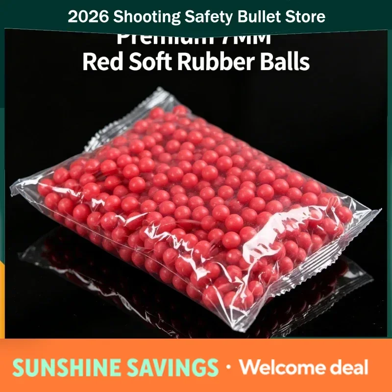 2027 500Pcs/Bag 7MM Red Flexible Soft Balls Non-Toxic Outdoor Game Toy Replacement Parts 1Bag/3Bag/5Bag New
2027 500Pcs/Bag 7MM Red Flexible Soft Balls Non-Toxic Outdoor Game Toy Replacement Parts 1Bag/3Bag/5Bag New