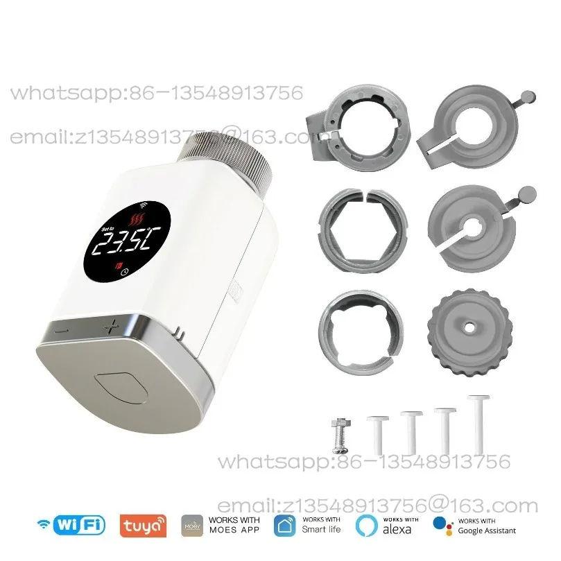 Smart Wi-Fi/ZigBee термостатический радиаторный клапан TRV программатор прямые продажи с завода
Smart Wi-Fi/ZigBee термостатический радиаторный клапан TRV программатор прямые продажи с завода