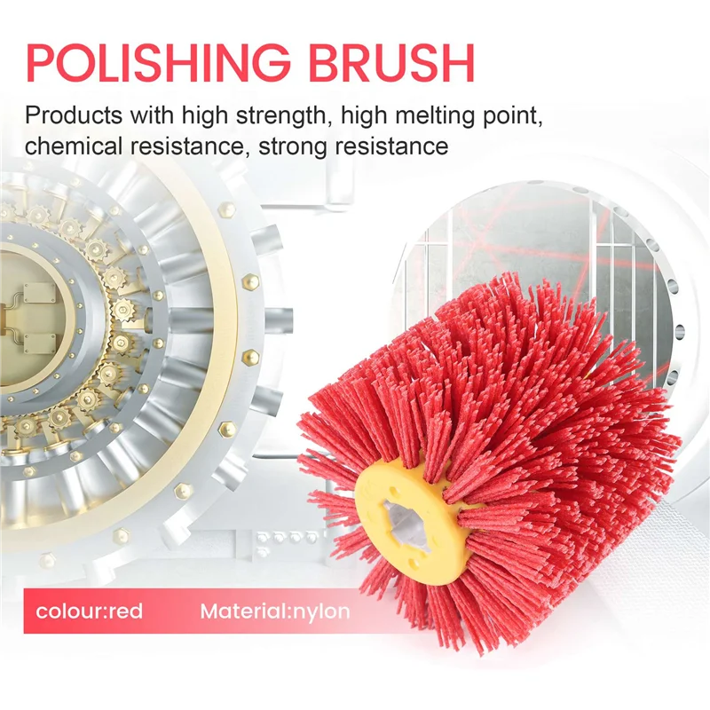 AC23-Red Abrasive Wire Drum Brushes Deburring Polishing Buffing Wheel For Furniture Wood Angle Grinder Adapter
AC23-Red Abrasive Wire Drum Brushes Deburring Polishing Buffing Wheel For Furniture Wood Angle Grinder Adapter