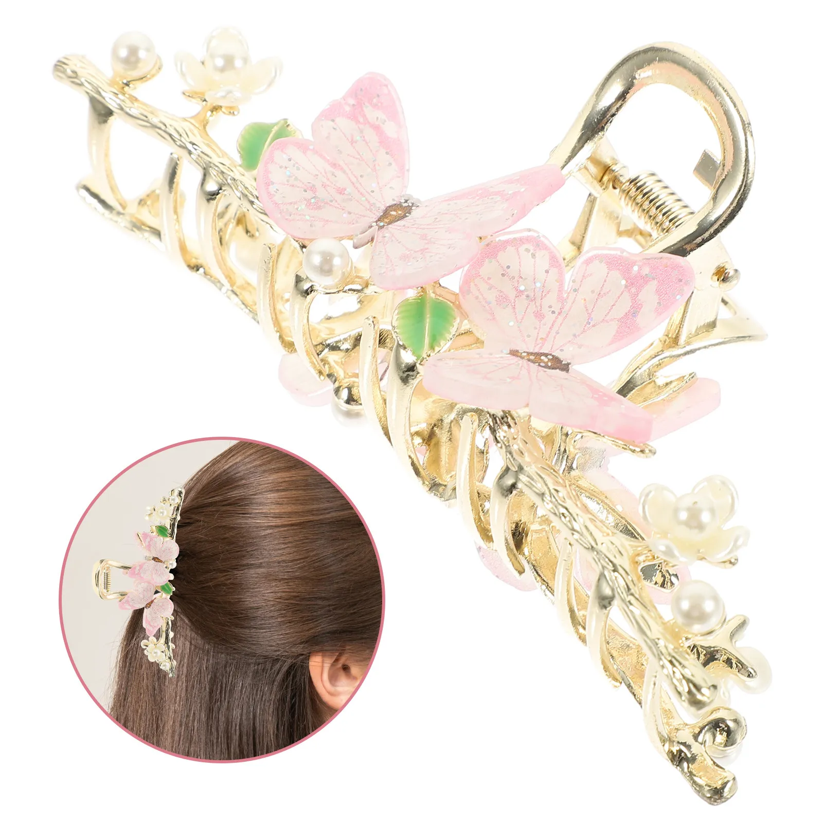 Durable Metal Butterfly Clip Exquisite Decorative Hair Accessory for Various Hairstyles Butterfly Hair Clips for Women
Durable Metal Butterfly Clip Exquisite Decorative Hair Accessory for Various Hairstyles Butterfly Hair Clips for Women
