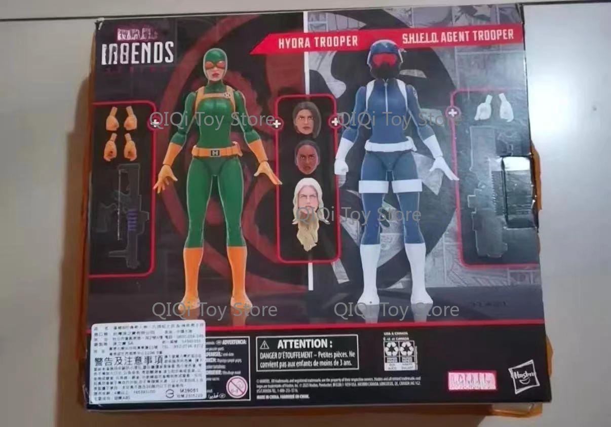 Genuine Hasbro S.H.E.E.L.D. Female Agent VS Hydra Troops 6-inch Movable Doll Model 6-inch Doll Legendary Series
Genuine Hasbro S.H.E.E.L.D. Female Agent VS Hydra Troops 6-inch Movable Doll Model 6-inch Doll Legendary Series