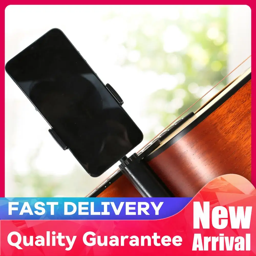 Adjustable Phone Support Multi-Purpose Guitar Stand Holder Thick Guitar Cellphone Mount for Recording Video-Calling Streaming
Adjustable Phone Support Multi-Purpose Guitar Stand Holder Thick Guitar Cellphone Mount for Recording Video-Calling Streaming