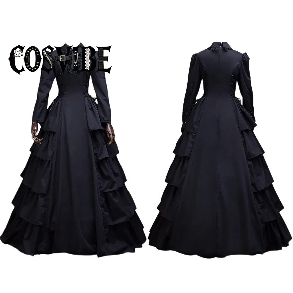 Medieval Victorian Gothic Dress Cosplay - Renaissance Lace Queen Princess Long Dress Halloween Party Outfit
Medieval Victorian Gothic Dress Cosplay - Renaissance Lace Queen Princess Long Dress Halloween Party Outfit