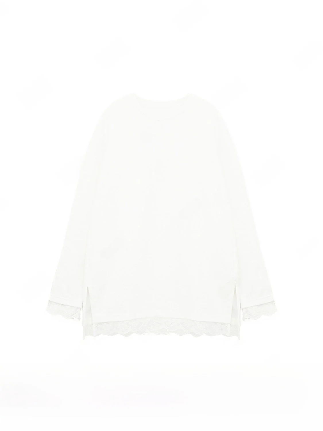 Повседневная женская футболка с длинным рукавом, нижняя рубашка с кружевной отделкой, классическая простая модная универсальная модель из смесового хлопка и нейлона
Повседневная женская футболка с длинным рукавом, нижняя рубашка с кружевной отделкой, классическая простая модная универсальная модель из смесового хлопка и нейлона