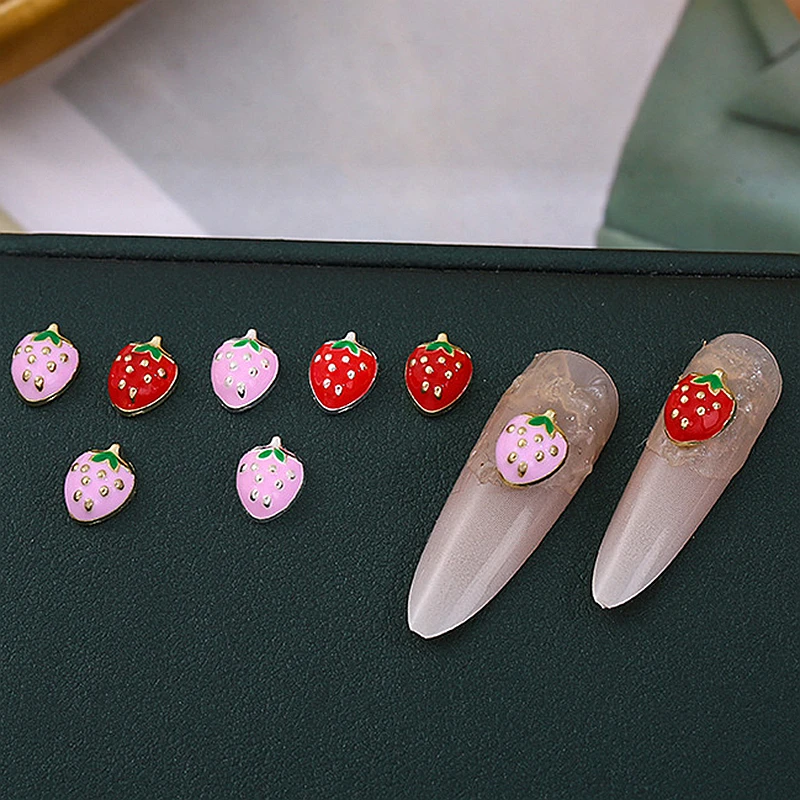 20PCS 3D Spray Painted Metal Strawberry Nail Art Charms Fruit Accessories For Manicure Decor Nails Decoration Design Supplies
20PCS 3D Spray Painted Metal Strawberry Nail Art Charms Fruit Accessories For Manicure Decor Nails Decoration Design Supplies