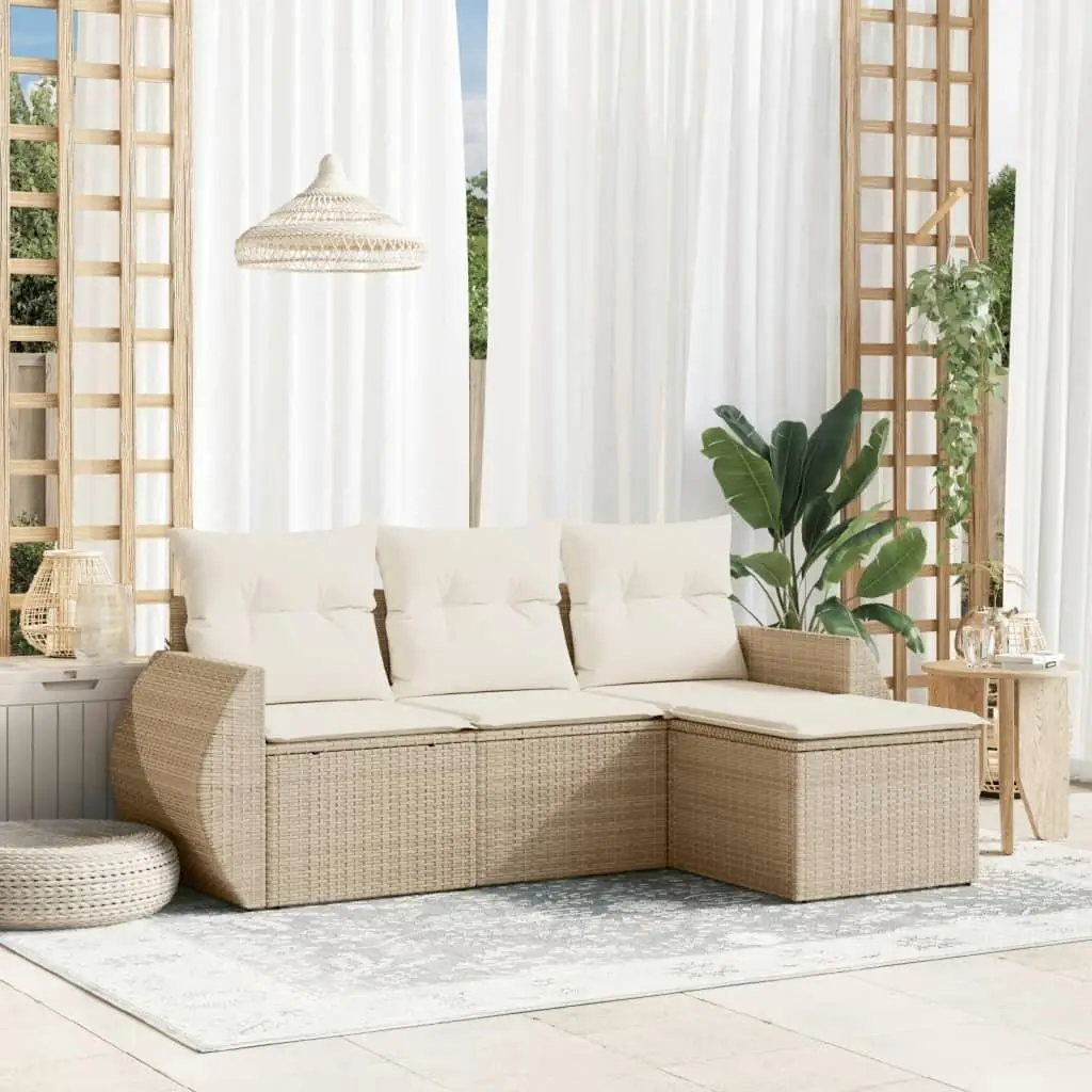 Beige PE Rattan Modular Garden Sofa Set Outdoor Furniture for Patio and Balcony
Beige PE Rattan Modular Garden Sofa Set Outdoor Furniture for Patio and Balcony