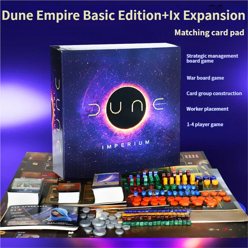 Dune Empire War Board Game Complete With Expansions Rise Of Ix Immortals Deck Building For 1 To 4 Players Tabletop Party
Dune Empire War Board Game Complete With Expansions Rise Of Ix Immortals Deck Building For 1 To 4 Players Tabletop Party