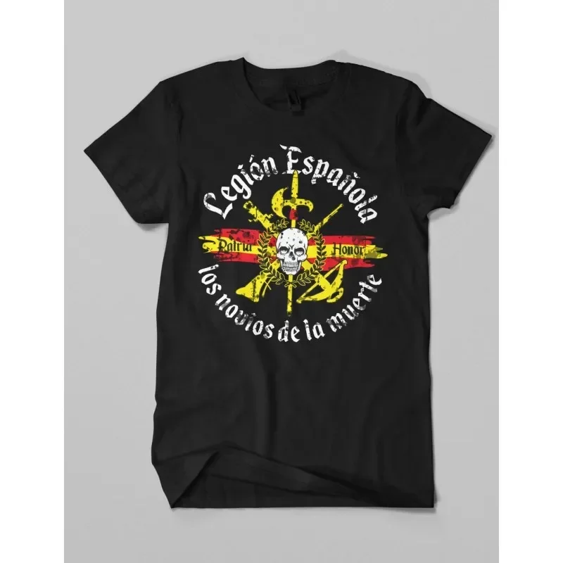 NOVIOS DE LA MUERTE Spanish Foreign Legion T-Shirt 100% Cotton O-Neck Short Sleeve Summer Casual Mens T-shirt Streetwear
NOVIOS DE LA MUERTE Spanish Foreign Legion T-Shirt 100% Cotton O-Neck Short Sleeve Summer Casual Mens T-shirt Streetwear