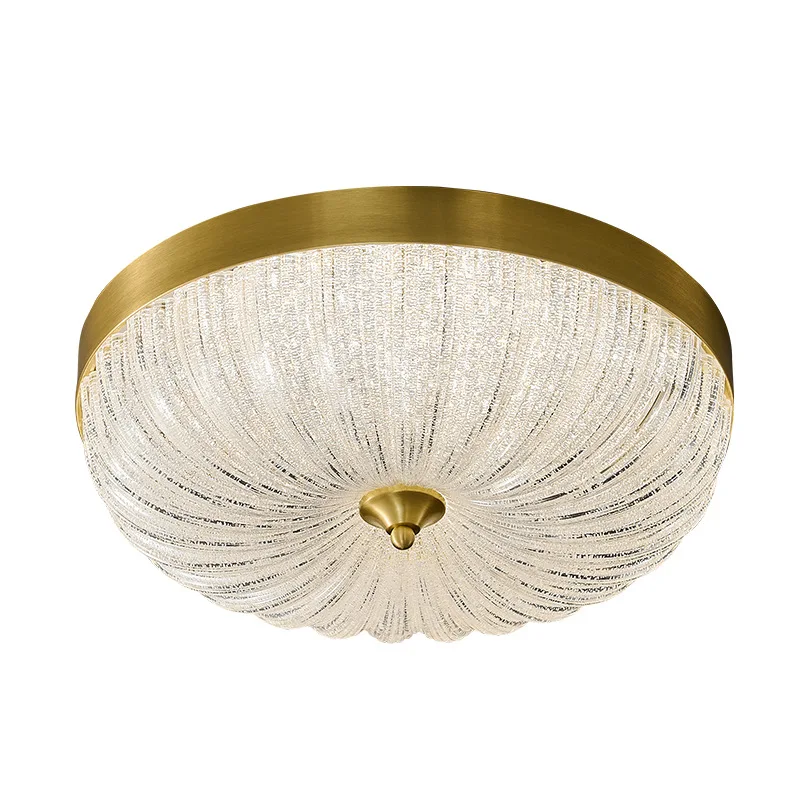 All-copper American light luxury ceiling lamp, simple modern atmosphere round restaurant study lamp
All-copper American light luxury ceiling lamp, simple modern atmosphere round restaurant study lamp