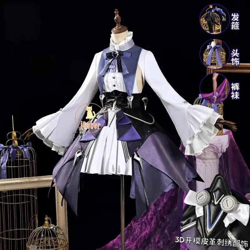 aaa12 3Zenless Zone Zero Vivian Cosplay Costume Wig Dress Uniform Headwear Mockingbird Halloween Party for Women Girls Carnival
aaa12 3Zenless Zone Zero Vivian Cosplay Costume Wig Dress Uniform Headwear Mockingbird Halloween Party for Women Girls Carnival