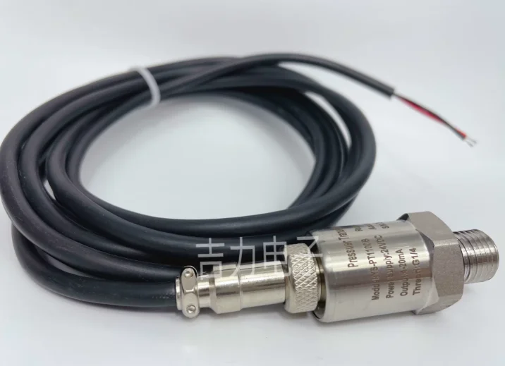 Industrial Pressure Sensor 0-1.6MPa 4-20mA 1/4NPT for Air Compressor Equipment
Industrial Pressure Sensor 0-1.6MPa 4-20mA 1/4NPT for Air Compressor Equipment