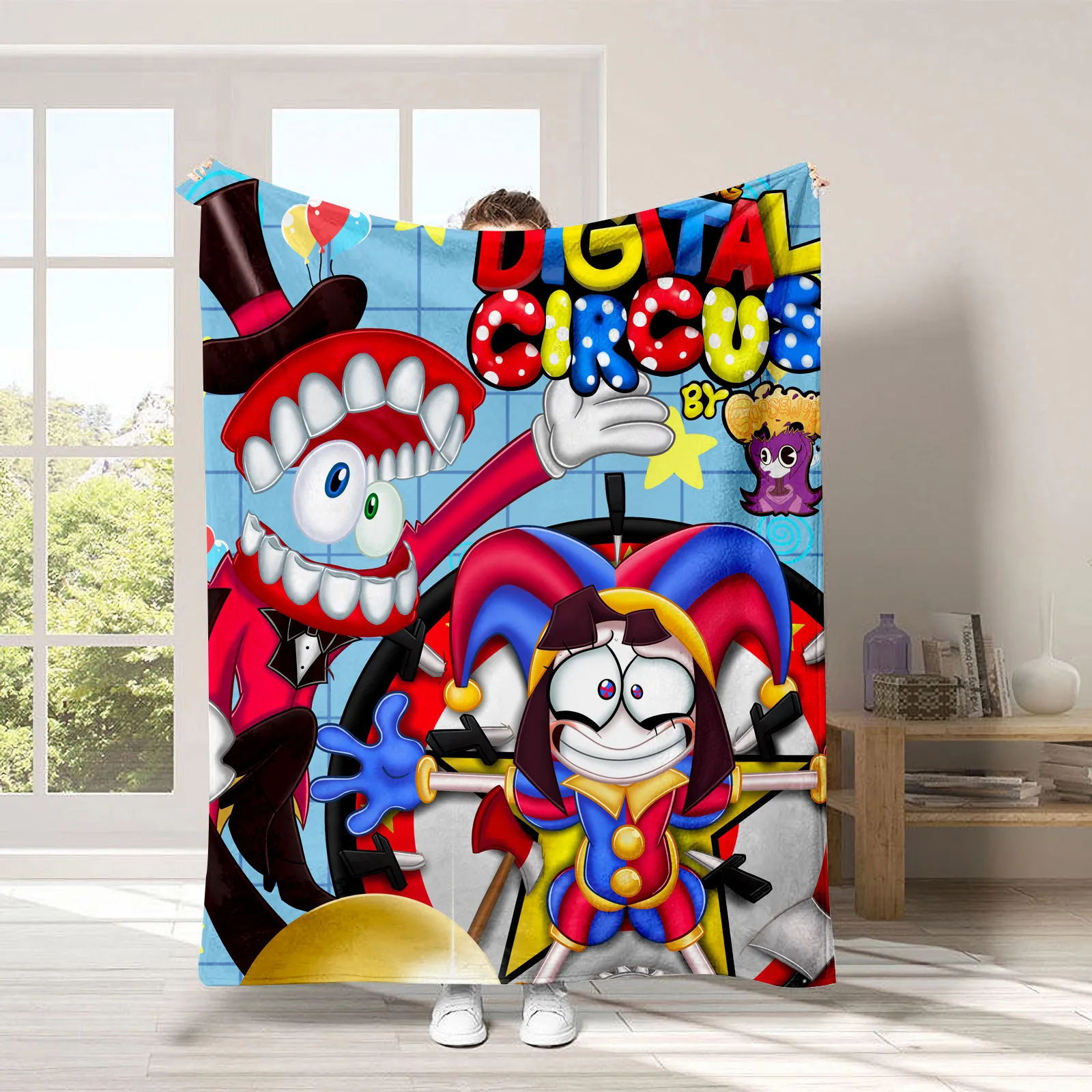 70 * 100cm New Game THE AMAZING DIGITAL CIRCUS Blanket Digital Circus Printed Blanket Y2k Fashion Toy Anime Cartoon Frind Kawaii
70 * 100cm New Game THE AMAZING DIGITAL CIRCUS Blanket Digital Circus Printed Blanket Y2k Fashion Toy Anime Cartoon Frind Kawaii