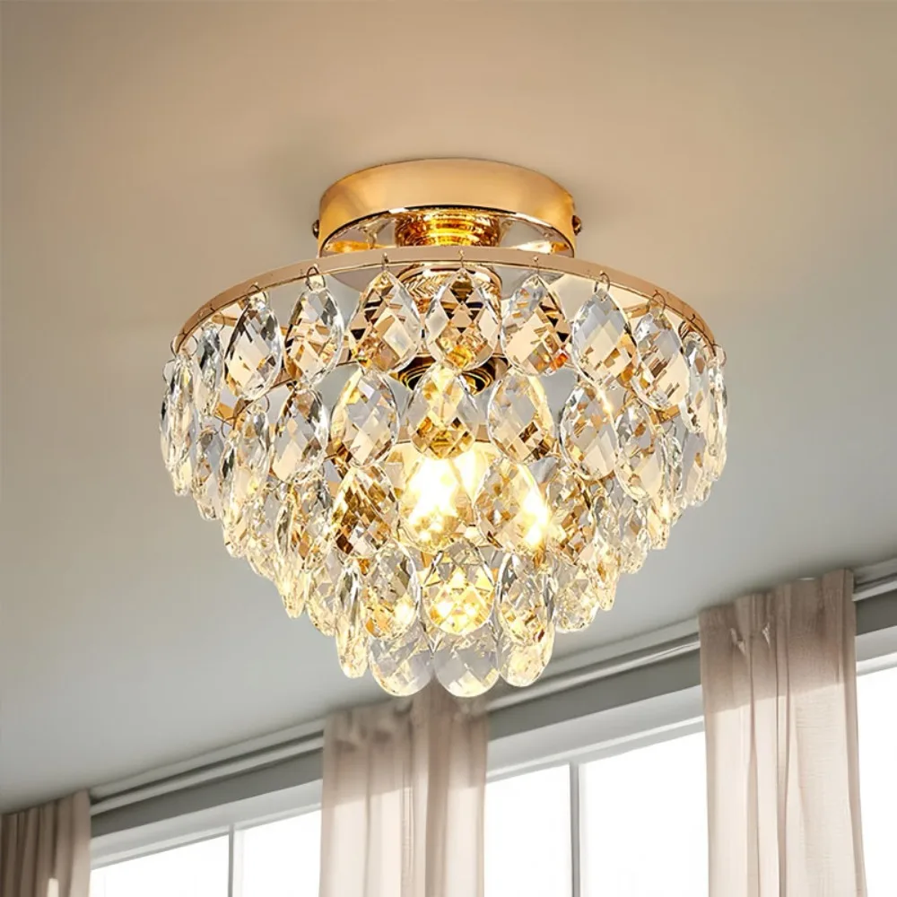 Modern Crystal Flush Mount Ceiling Light High End Luxury Living Room Bedroom Hallway Home Decor Elegant Acrylic Chandelier Lamp
Modern Crystal Flush Mount Ceiling Light High End Luxury Living Room Bedroom Hallway Home Decor Elegant Acrylic Chandelier Lamp