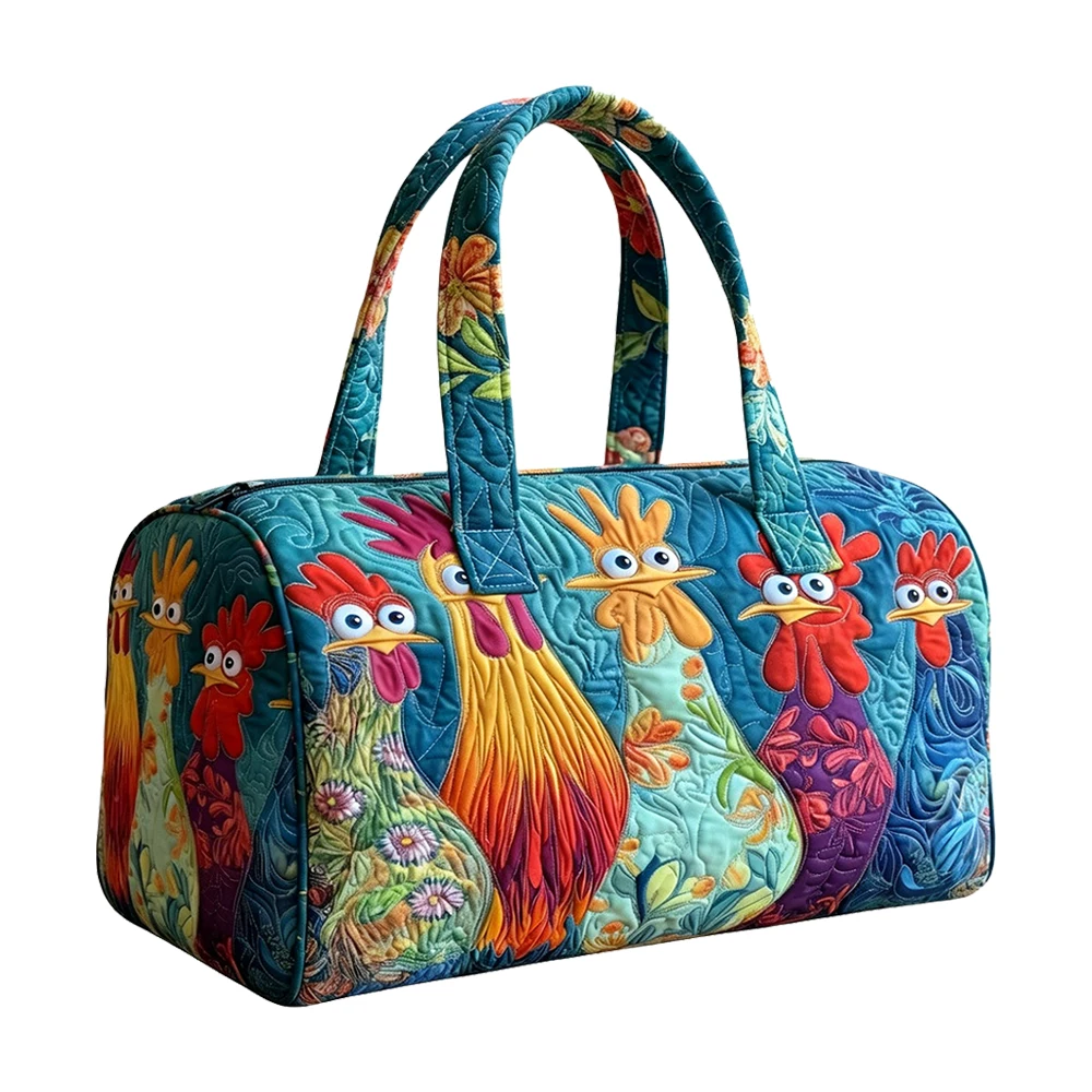 Funny Carton Chicken Quilted Duffle Bag Women Men Weekender Travel Handbag 2026 New Outdoor Bags
Funny Carton Chicken Quilted Duffle Bag Women Men Weekender Travel Handbag 2026 New Outdoor Bags