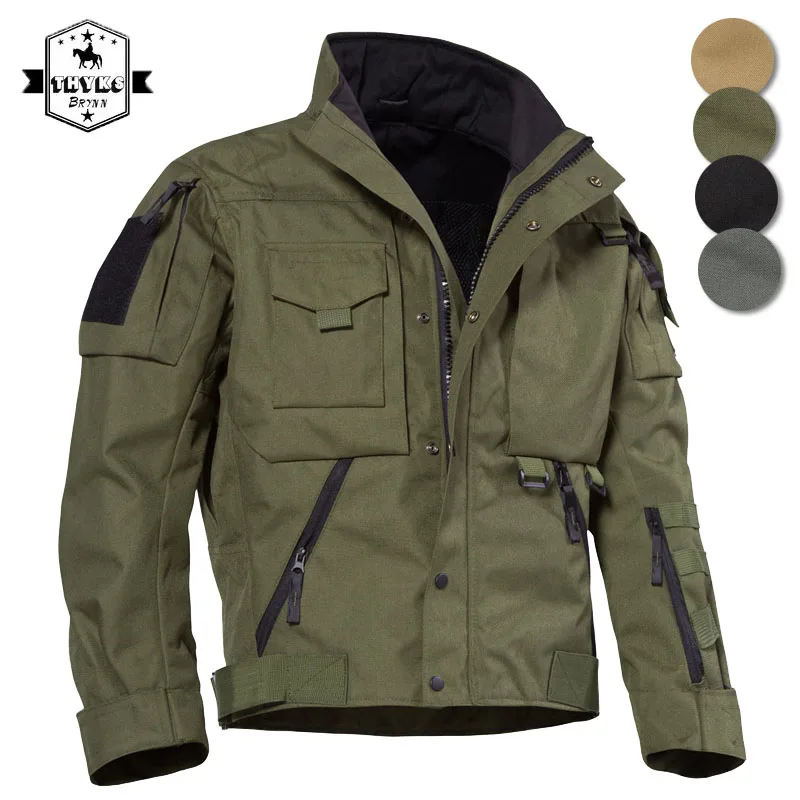 2022 New Tactical Jacket Men Cargo Mark Jackets High Quality Uniform Special Army Outdoor Hunting Combat Sports Coat Winter
2022 New Tactical Jacket Men Cargo Mark Jackets High Quality Uniform Special Army Outdoor Hunting Combat Sports Coat Winter