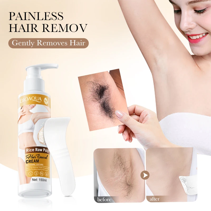 BIOAOUA Hair Removal Cream Rice Extract Whitening & Soothing Moisturizing Gentle Formula Body Care Products For Women & Men
BIOAOUA Hair Removal Cream Rice Extract Whitening & Soothing Moisturizing Gentle Formula Body Care Products For Women & Men