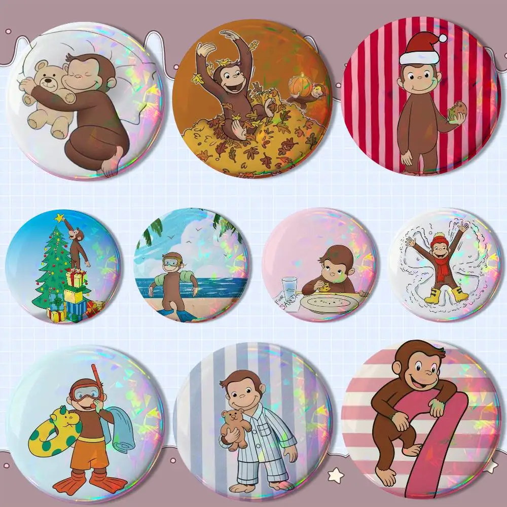 cute Curious Mokey George Mr Creative Round Badge Button Pin Bag Decor Fans Collection Friends Gift Brooch
cute Curious Mokey George Mr Creative Round Badge Button Pin Bag Decor Fans Collection Friends Gift Brooch