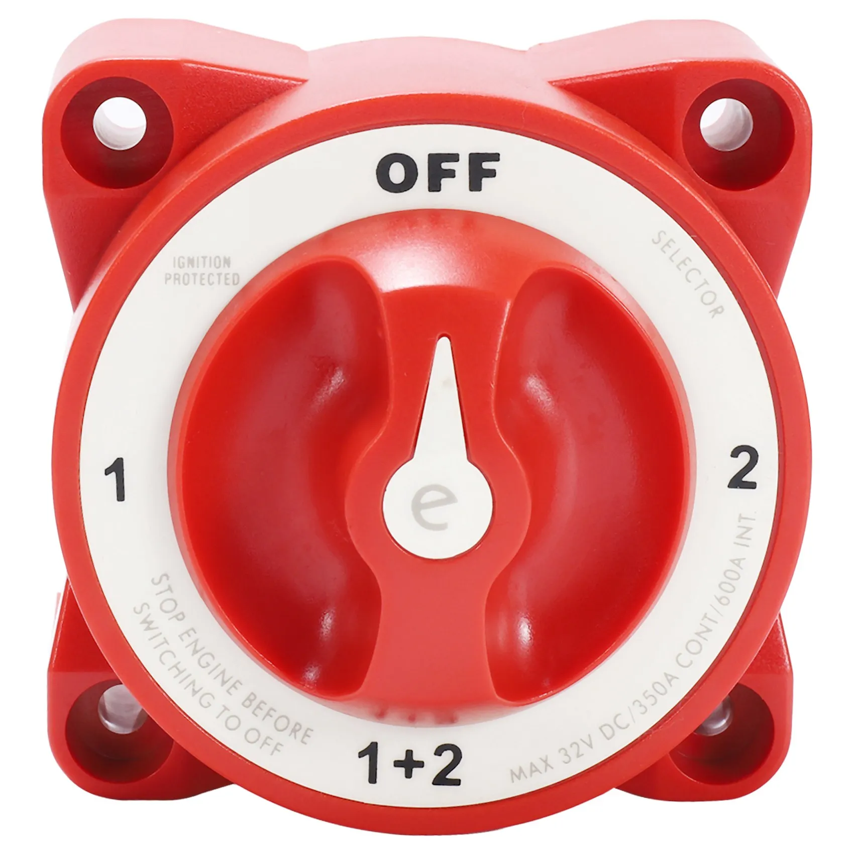 9002E 32V 350 Amp E-Series Waterproof Ignition Protected Marine Boat Dual Battery Isolator Switches
9002E 32V 350 Amp E-Series Waterproof Ignition Protected Marine Boat Dual Battery Isolator Switches