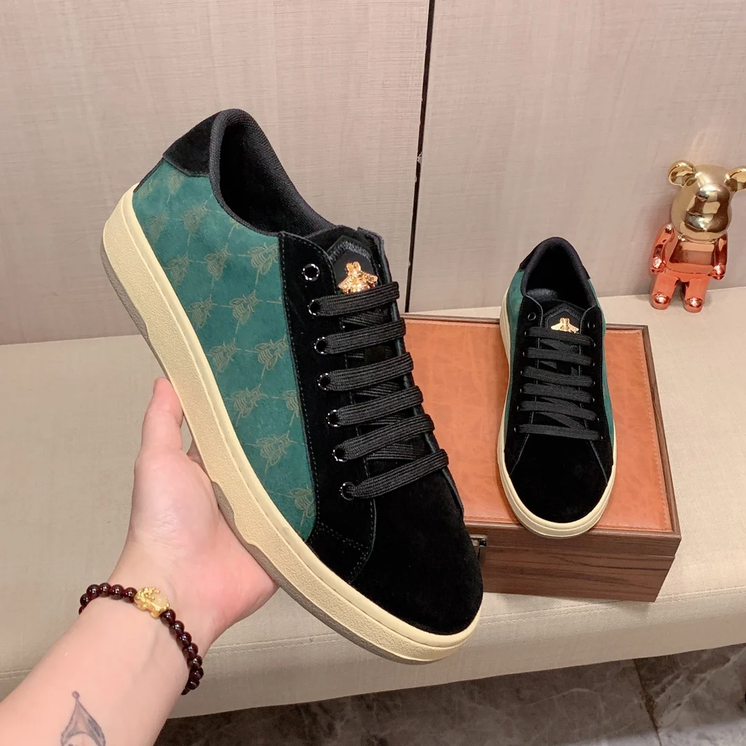 European high-quality fashionable casual men's genuine leather casual shoes, running shoes and lace-up sports shoes
European high-quality fashionable casual men's genuine leather casual shoes, running shoes and lace-up sports shoes