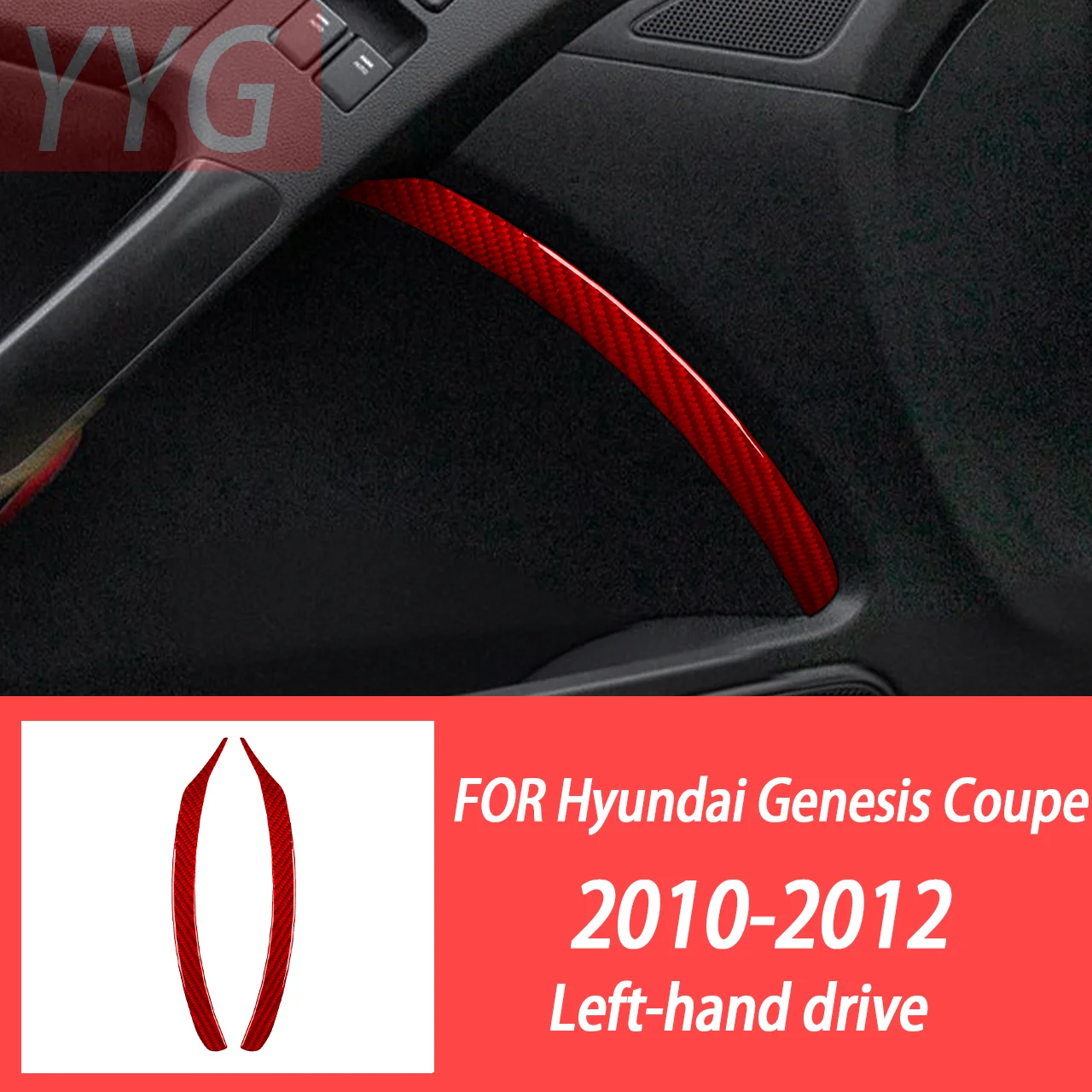 Для Hyundai Genesis Coupe 2010-2012: наклейки из углеродного волокна для внутренних дверных ручек и подлокотников, аксессуары для интерьера автомобиля, декоративные элементы.
Для Hyundai Genesis Coupe 2010-2012: наклейки из углеродного волокна для внутренних дверных ручек и подлокотников, аксессуары для интерьера автомобиля, декоративные элементы.
