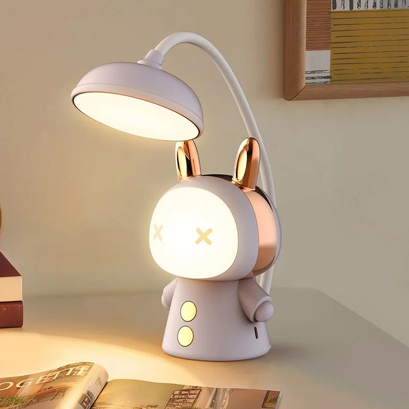 Portable Cute Desk Lamp Usb Rechargeable Dimmable Study Table Lamp Bedside Led Night Light for Reading Work Kids Birthday Gift
Portable Cute Desk Lamp Usb Rechargeable Dimmable Study Table Lamp Bedside Led Night Light for Reading Work Kids Birthday Gift