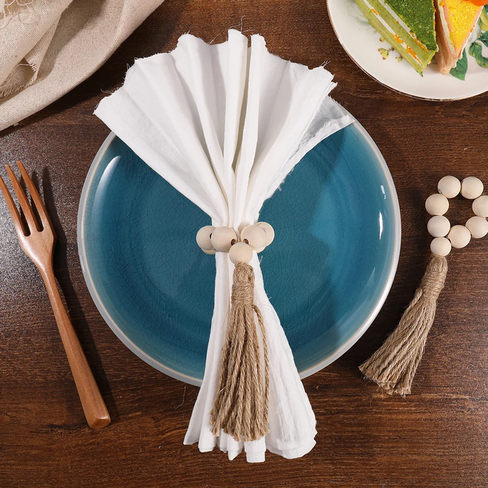8pcs Wooden Bead Napkin Rings Simple Natural Home Decor Elegant Accessories Family Dinner Birthday Party Wedding Theme
8pcs Wooden Bead Napkin Rings Simple Natural Home Decor Elegant Accessories Family Dinner Birthday Party Wedding Theme