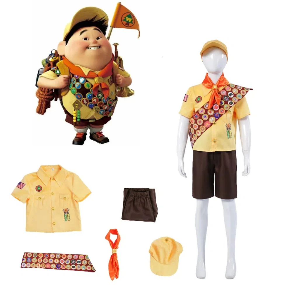 Up Cosplay Costume, Little Boy Russell, Little Explorer, Anime Movie Character Performance Costume, Cosplay Costume Russell
Up Cosplay Costume, Little Boy Russell, Little Explorer, Anime Movie Character Performance Costume, Cosplay Costume Russell