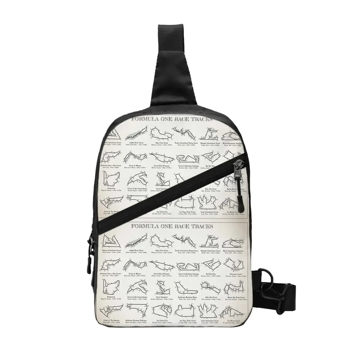 F1 Race Tracks Chest Bag Men Sling Crossbody Backpack Chest Bag Traveling Hiking Daypack Shoulder Bag 
F1 Race Tracks Chest Bag Men Sling Crossbody Backpack Chest Bag Traveling Hiking Daypack Shoulder Bag