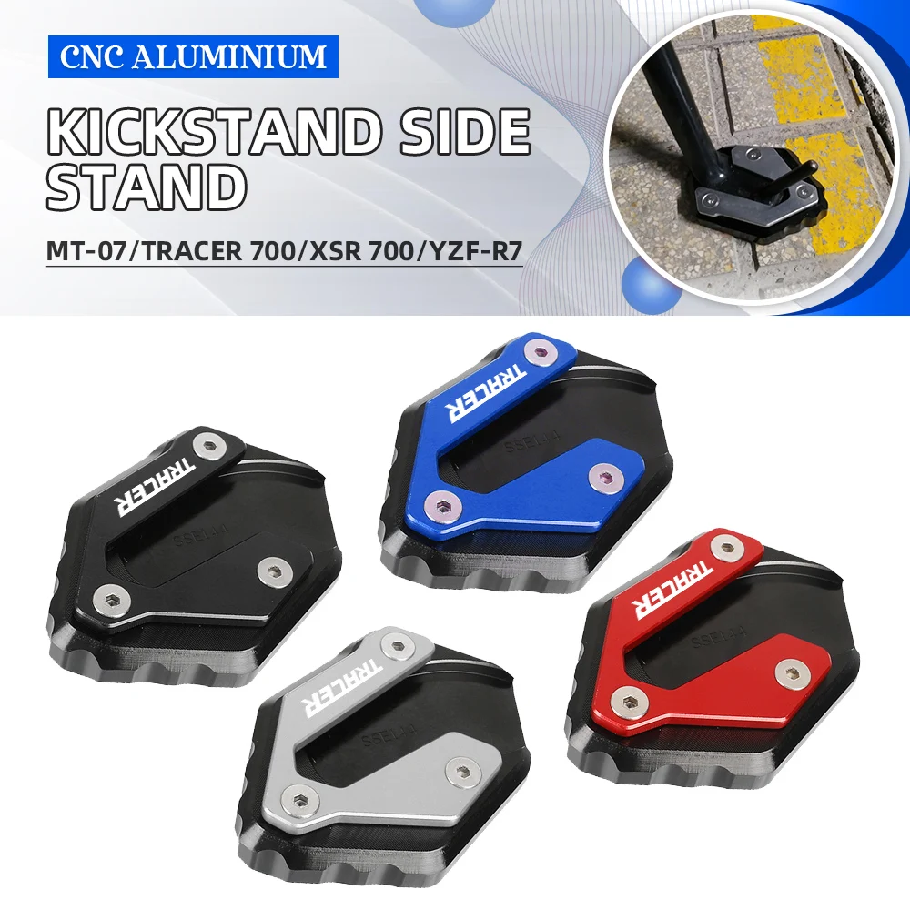 FOR Yamaha R7 MT07 YZF-R7 MT-07 Tracer 7 700 XSR700 2019-2023 Motorcycle Kickstand Foot Side Stand Extension Enlarger Support
FOR Yamaha R7 MT07 YZF-R7 MT-07 Tracer 7 700 XSR700 2019-2023 Motorcycle Kickstand Foot Side Stand Extension Enlarger Support