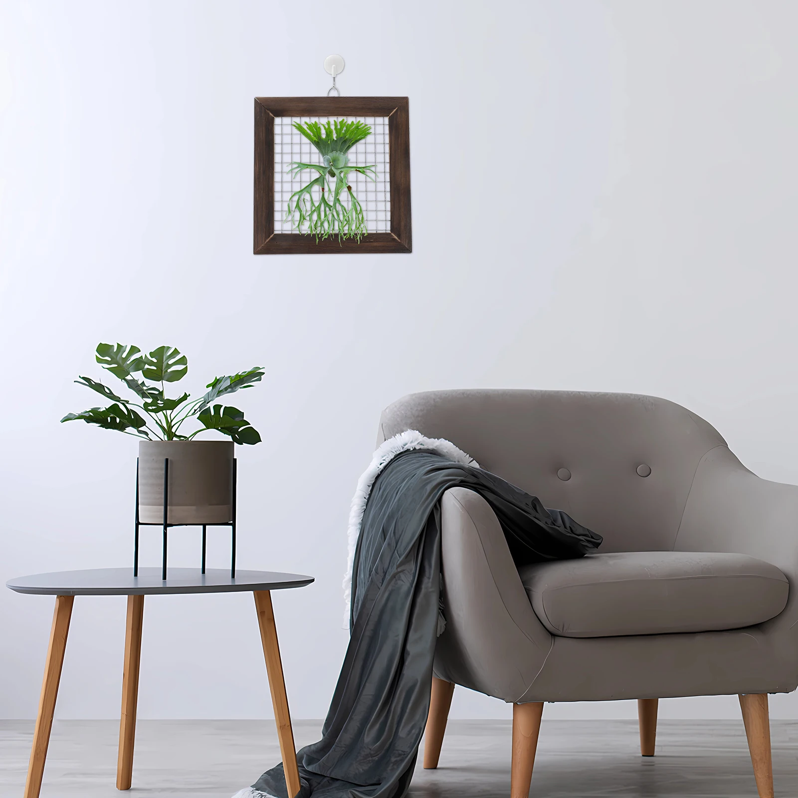 Подвесная доска для папоротника Staghorn, деревянная рамка, держатель для воздушных растений, кашпо, комнатная решетка, вьющиеся растения, садовые принадлежности
Подвесная доска для папоротника Staghorn, деревянная рамка, держатель для воздушных растений, кашпо, комнатная решетка, вьющиеся растения, садовые принадлежности