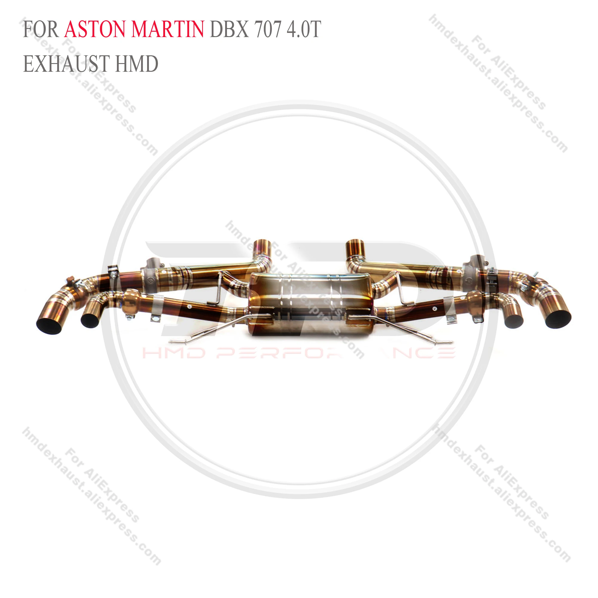 HMD Ti Valved Catback for Aston Martin DBX707 4.0T 70mm Race Certified
HMD Ti Valved Catback for Aston Martin DBX707 4.0T 70mm Race Certified
