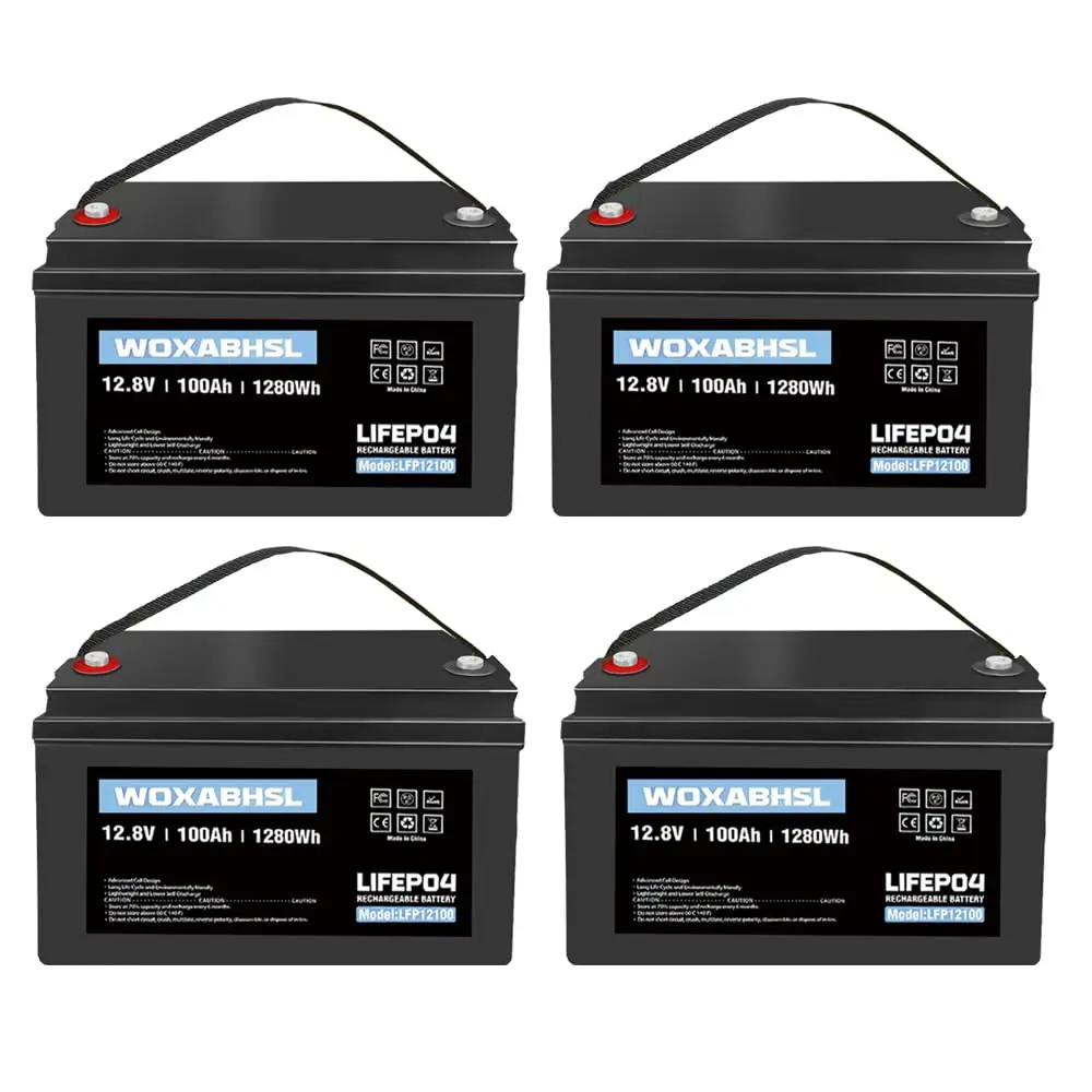 12V 100Ah LiFePO4 Battery 15000+ Deep Cycles Built-in 100A BMS Trolling Motor Boat Marine RV Solar, Custom
12V 100Ah LiFePO4 Battery 15000+ Deep Cycles Built-in 100A BMS Trolling Motor Boat Marine RV Solar, Custom