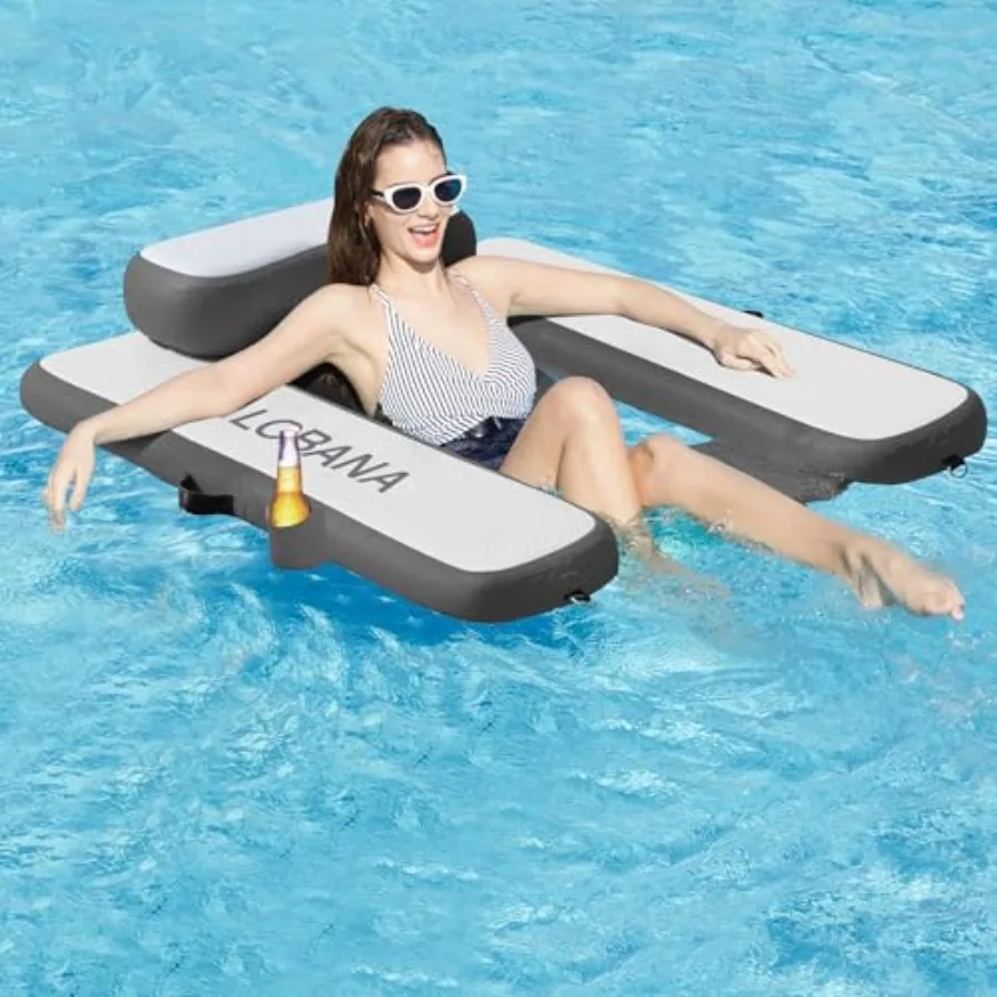Inflatable Floating Chair Heavy Duty Pool Floats Adult Lounger Portable Water Float Chair for Swimming Pool Lake and Beach
Inflatable Floating Chair Heavy Duty Pool Floats Adult Lounger Portable Water Float Chair for Swimming Pool Lake and Beach