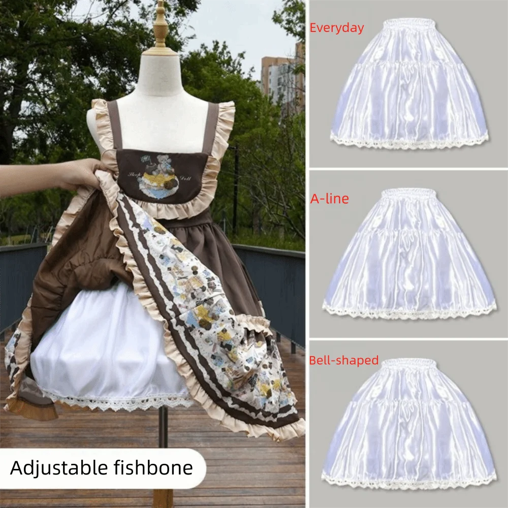 Adjustable Fish Bone Lolita Petticoat Big Fluffy Hem Lace Edge Victorian Petticoat Violence Support Luxury Tutu Skirt JK Uniform
Adjustable Fish Bone Lolita Petticoat Big Fluffy Hem Lace Edge Victorian Petticoat Violence Support Luxury Tutu Skirt JK Uniform