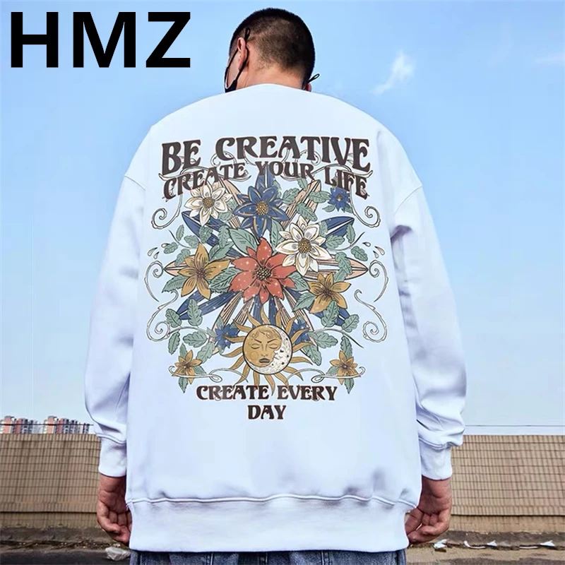 HMZ Men Sweatshirt Autumn Winter Pullover Fashion Casual Round Neck Hip Hop Sweatshirt Cotton Sweater Coat Casual Men Clothing
HMZ Men Sweatshirt Autumn Winter Pullover Fashion Casual Round Neck Hip Hop Sweatshirt Cotton Sweater Coat Casual Men Clothing