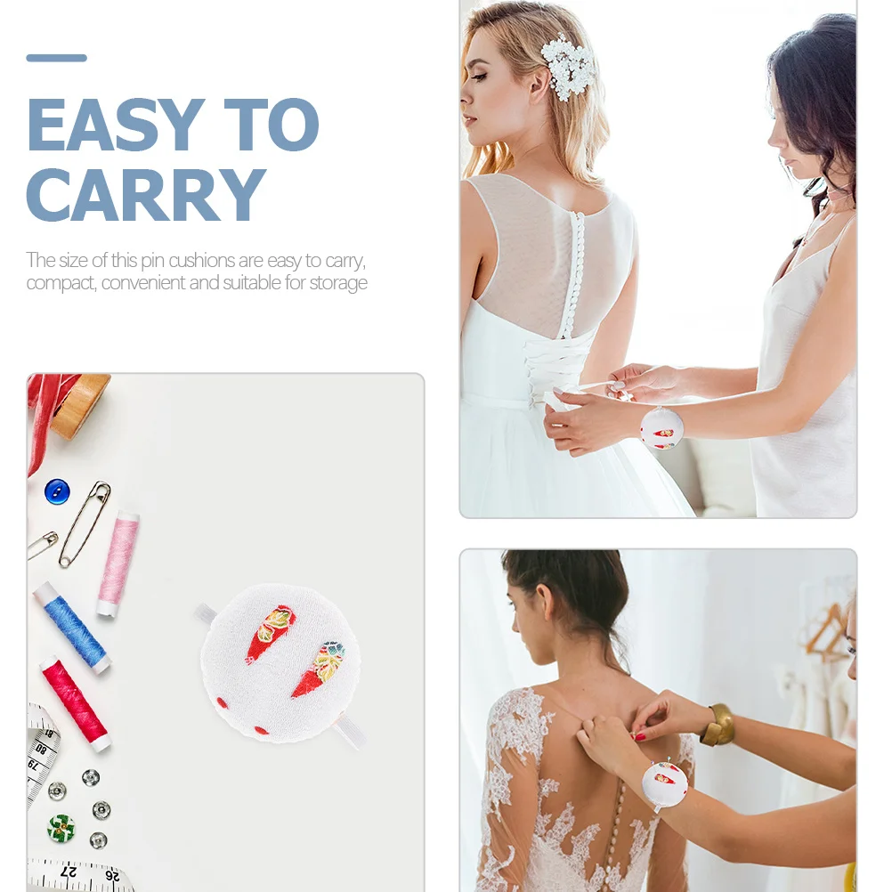 2Pcs Wrist Pincushion for Sewing Needlework Cute Compact Pin Holder Keeps Pins Organized Ideal Gift for Beginners Reusable
2Pcs Wrist Pincushion for Sewing Needlework Cute Compact Pin Holder Keeps Pins Organized Ideal Gift for Beginners Reusable