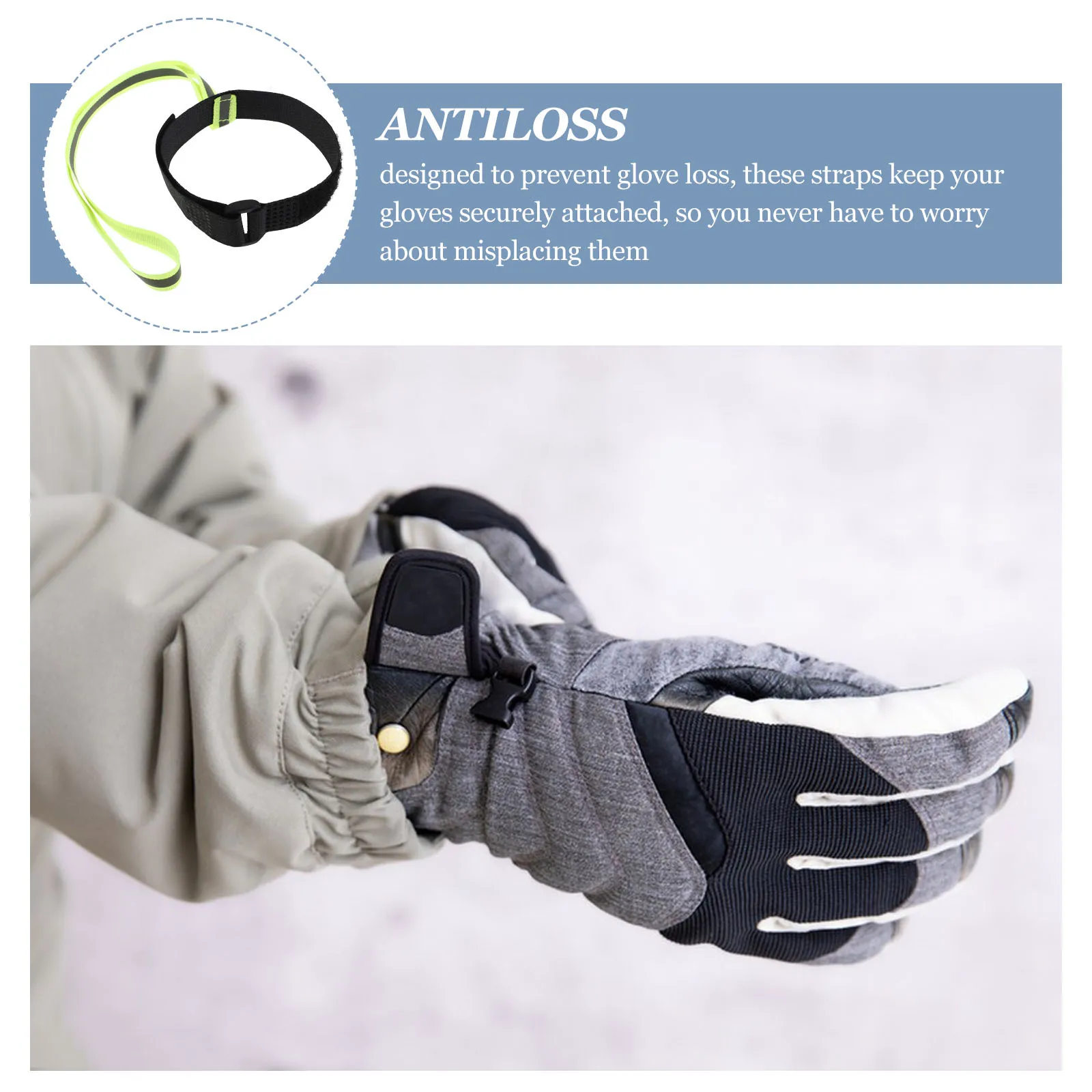5pcs 5 Pieces Gloves Ski Binding Rope Mitten Clips Strap Handcuff Straps Holder Handcuffs
5pcs 5 Pieces Gloves Ski Binding Rope Mitten Clips Strap Handcuff Straps Holder Handcuffs