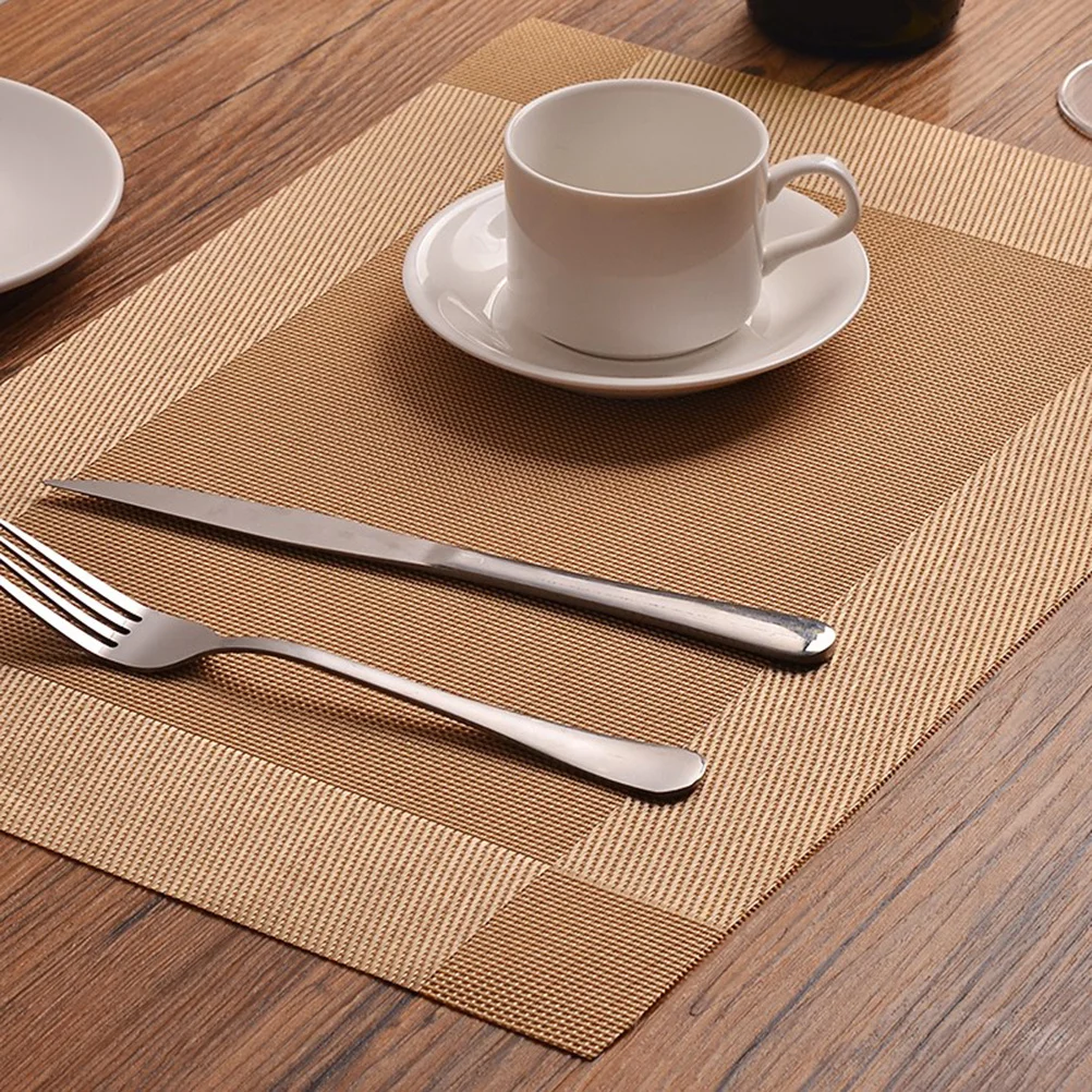 4Pcs Heat Insulation Table Placemats Anti-Slip Premium PVC Dining Table Mats Waterproof Scratch Resistant Home Coasters
4Pcs Heat Insulation Table Placemats Anti-Slip Premium PVC Dining Table Mats Waterproof Scratch Resistant Home Coasters