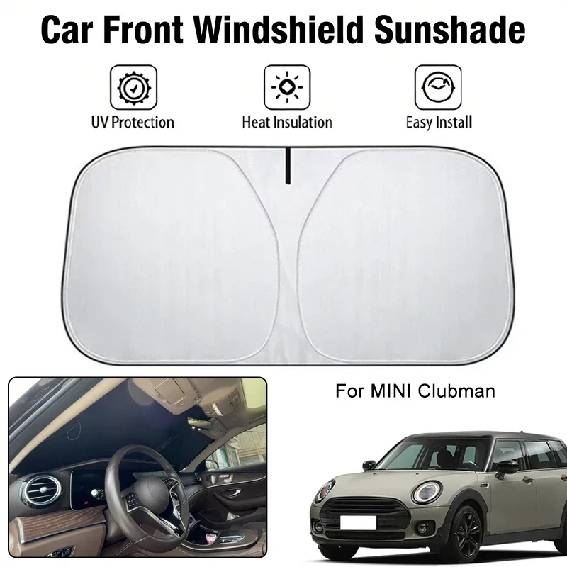 Foldable Car Windshield Sun Shade UV Block Heat Insulation For MINI Clubman Interior Protection Accessories
Foldable Car Windshield Sun Shade UV Block Heat Insulation For MINI Clubman Interior Protection Accessories