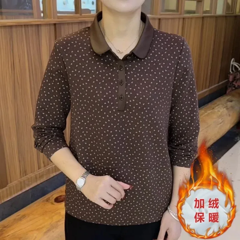 Осенний темперамент, модная новая рубашка с длинными рукавами и лацканами, свободный повседневный универсальный топ с цветочным принтом
Осенний темперамент, модная новая рубашка с длинными рукавами и лацканами, свободный повседневный универсальный топ с цветочным принтом