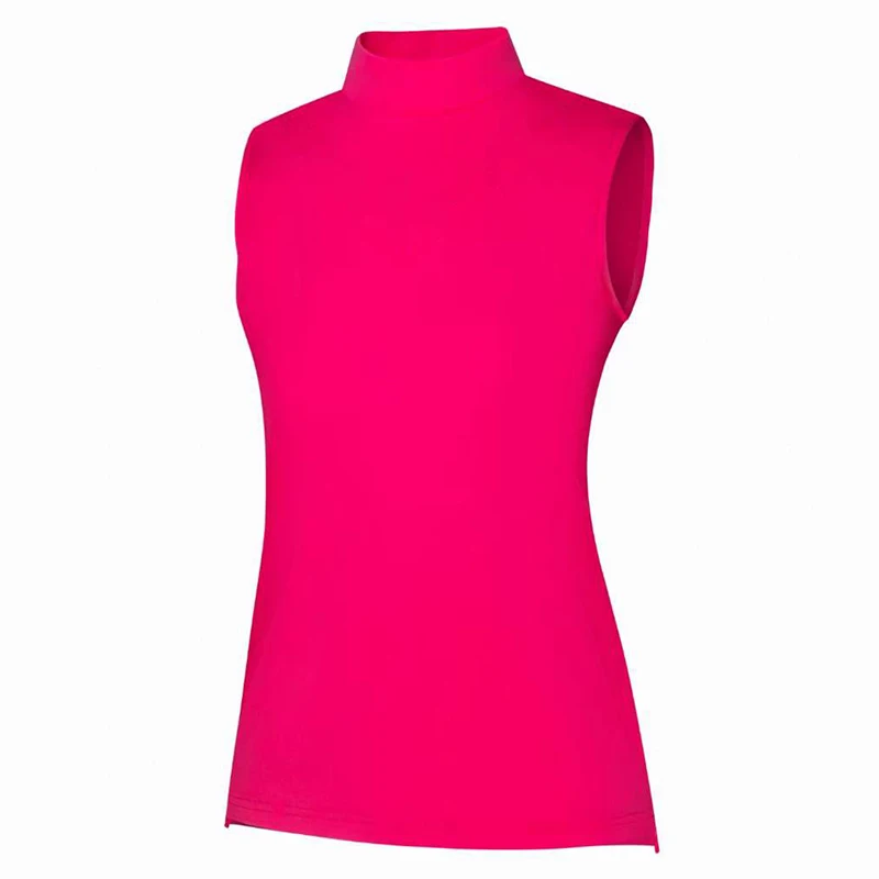 Summer New Women's Golf Sweatshirt Quick Drying Slim Fit Sleeveless T-shirt Outdoor Casual Half High Neck Pullover Versatile Top
Summer New Women's Golf Sweatshirt Quick Drying Slim Fit Sleeveless T-shirt Outdoor Casual Half High Neck Pullover Versatile Top