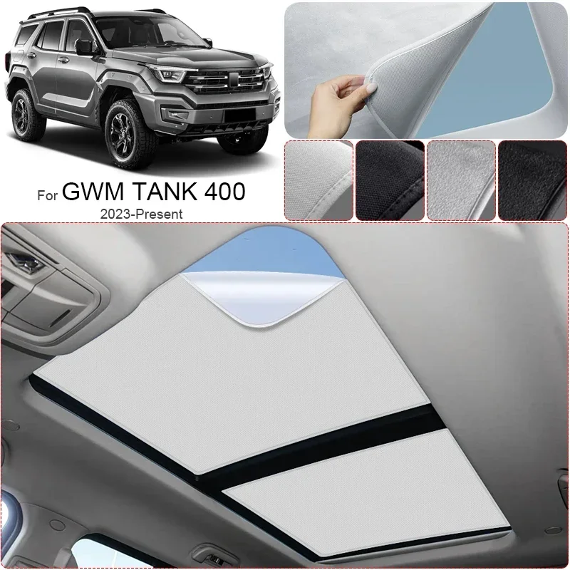 Car Suede Fabric Anti-uv For GWM TANK 400 2023-Present Electrostatic Adsorption Sunroof Sunshade Auto Heat Insulation Skylight
Car Suede Fabric Anti-uv For GWM TANK 400 2023-Present Electrostatic Adsorption Sunroof Sunshade Auto Heat Insulation Skylight