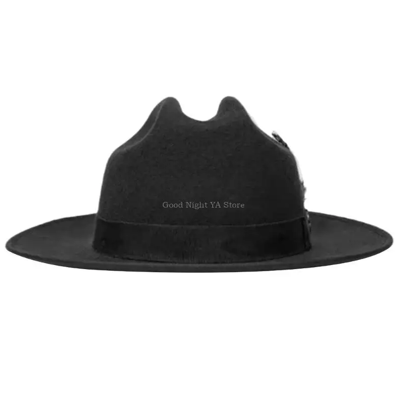 Vintage Hat for Men Women with Woven Belt Wool Outback Hat Cosplay Costume Hat Blues Caps Stage Show Props Hat
Vintage Hat for Men Women with Woven Belt Wool Outback Hat Cosplay Costume Hat Blues Caps Stage Show Props Hat