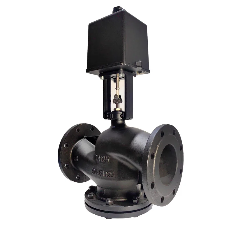 1' Cast Iron Smart Electric Proportional Control Valve with Actuator AC24V 4-20MA Flange Motorized Regulator Valve
1' Cast Iron Smart Electric Proportional Control Valve with Actuator AC24V 4-20MA Flange Motorized Regulator Valve