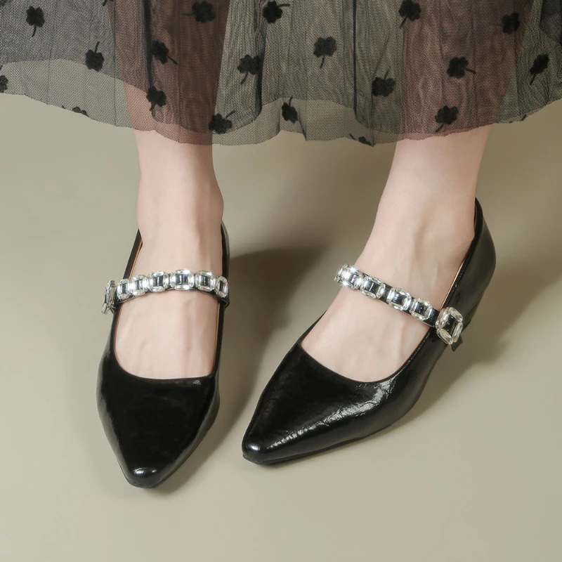 French New Style Mary Jane Shoes Women's Spring Summer Low Cut Strap Platform Heel Evening Shoes Casual Footwear
French New Style Mary Jane Shoes Women's Spring Summer Low Cut Strap Platform Heel Evening Shoes Casual Footwear